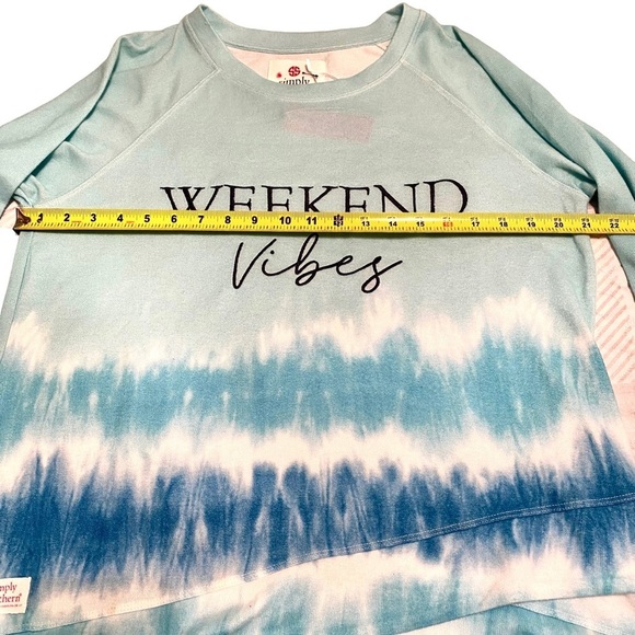✨🆕💖🌊SIMPLY SOUTHERN‎ WEEKEND VIBES TIE DYE CREW NECK SHIRT🌊💖 - Picture 12 of 13